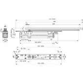 Dorma Kaba Inbouw Deurdranger ITS 96 - EN 2-4 - Zonder Arm