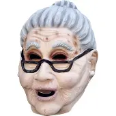 Vegaoo Grootmoedersmasker voor volwassenen - Verkleedmasker - One size