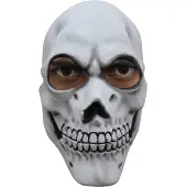 WAYS TOYS Partychimp Gezichtsmasker Simple Skull Pvc Wit Onze-size