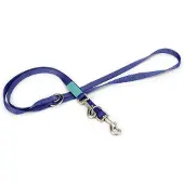 Beeztees Nylon dressuurlijn uni blauw 200x20