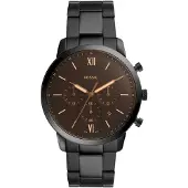 Fossil Analoog horloge 'Neutra Chrono' bruin / zwart