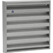 Renson opbouw muurrooster Aluminium 225x225mm Natuur