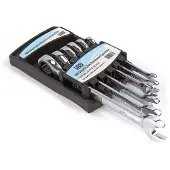 HBM Machines HBM 6 Delige Ring,Ratel, Steeksleutelset Engelse Maten