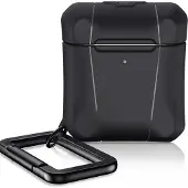 Itskins Oplaadcase cover voor AirPods Spectrum Solid Zwart