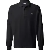 Lacoste Polo Men L1312 Longsleeve Classic Fit Black-9