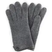 Roeckl Vingerhandschoenen 'FELTED WOOL' grijs / basaltgrijs / zilvergrijs / rookgrijs / lichtgrijs / grijs gemêleerd