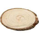 Packlinq Houten schijven, circa 9,5x6 cm, dikte 6 mm, 12stuks