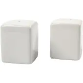 Packlinq Zout & Peper set, h: 6 cm, afm 5x5 cm, wit, 6sets