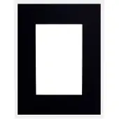 Packlinq Passe-partouts 413 Zwart 50x60cm met 39x49cm uitsnede (5 stuks)
