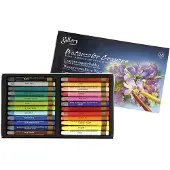 Packlinq Aquarelkrijt, dikte 8 mm, l: 9,3 cm, 24stuks