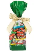 Packlinq Bedrukte Zakken Groen 6,7x4,8x27,3cm met zijvouw