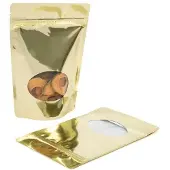Packlinq Stazakken Goud met ovaal Venster 14,9x8,9x23,2cm 312 gram