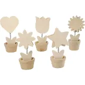 Packlinq Memoclip, h: 10 cm, d: 5 cm, triplex, 10stuks