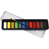 Packlinq Aquarelverf set, afm 12x30 mm, diverse kleuren, 12kleuren