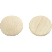 Packlinq Houten knopen, d: 25 mm, dikte 5 mm, china berry, 150stuks