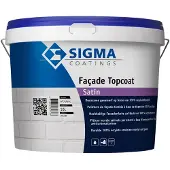Sigma Facade Topcoat Satin Wit 10 L