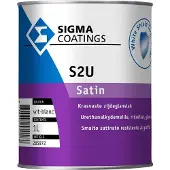 Sigma S2U Satin | Zijdeglans Lakverf Buiten 1 LTR - Kleur|1|2