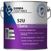 Sigma S2U Satin | Zijdeglans Lakverf Buiten 2,5 LTR - Kleur|1|2