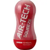 Tenga - Air-Tech Squeeze Masturbator - Regular - Rood