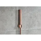 Saniclear Copper thermostatische badkraan met handdouche geborsteld koper