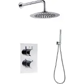 Saniclear Talpa inbouwregendouche 20cm met wandarm chroom