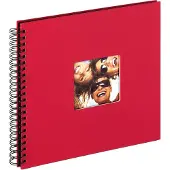 Walther design SA-110-R Fun - Spiraal album - Formaat 30 x 30 cm - Rood