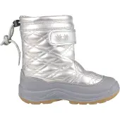 Winter-Grip Snowboot Junior Quilt Bieber Zilver Grijs-Schoenmaat 27