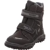 Superfit Snowboots 'Husky' donkerbruin / grijs / pastellila / wit