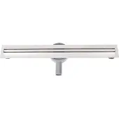 Brauer XS douchegoot 90cm met flens en draaibare sifon RVS geborsteld