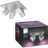 Philips Hue Argenta Opbouwspot White and Color - Wit - 4-spots