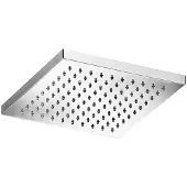 Hotbath Hoofddouche mate 20x20 cm opbouw geborsteld nikkel