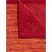 Ibena Plaid Fano Rood Oranje-50 x 200 cm