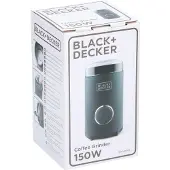 BLACKANDDECKER BXCG150E elektrische koffiemolen - Mat zwart