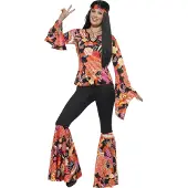 Smiffys Hippie Kostuum Willow Dames - Maat M