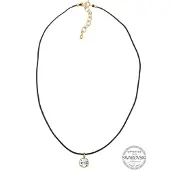 Elli Ketting 'Kristall' goud / zwart