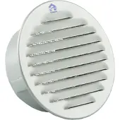 Renson Schoepenrooster Ø100mm Rond Zilver