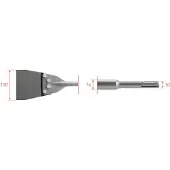 Rotec SDS+ Spachtelbeitel 100x250mm - 2150065