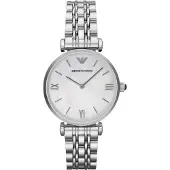 Giorgio Armani Emporio AR1682 T Bar Mother of Pearl Ladies Watch