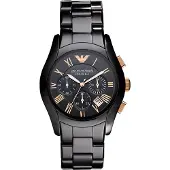 Giorgio Armani Emporio AR1410 herenhorloge, met een keramische kast en een keramische band