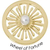 Quoins Disk QMB-61M-G Wheel of Fortune staal goudkleurig (M)