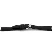 Claudio Calli Horlogeband F146Z Dover Zwart Zilver 18x16 mm