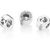 Pandora Sieraden Letter Q Sterling Zilveren Bedel