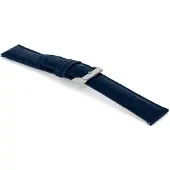Claudio Calli Horlogeband H626 Croco Blauw Leer 22x20 mm