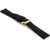 Claudio Calli Horlogeband G146G Dover Zwart Goud 20x18 mm