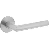 Intersteel Deurklink Hoek 90 rond magneet rozet RVS