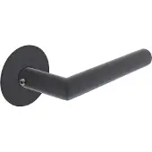 Intersteel Strakke deurklink Jura zelfklevend rozet zwart