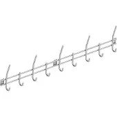 Intersteel Kapstok RVS geborsteld met 9 haken