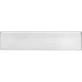 Intersteel | Tochtwering | Rechthoek met klep verdekt | 340x76mm | RVS Geborsteld