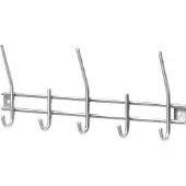 Intersteel Kapstok RVS geborsteld met 5 haken