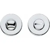 Intersteel Rozet met toilet-/badkamersluiting verdekt 50x8mm - chroom